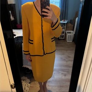 Vintage St. John collection skirt and jacket set